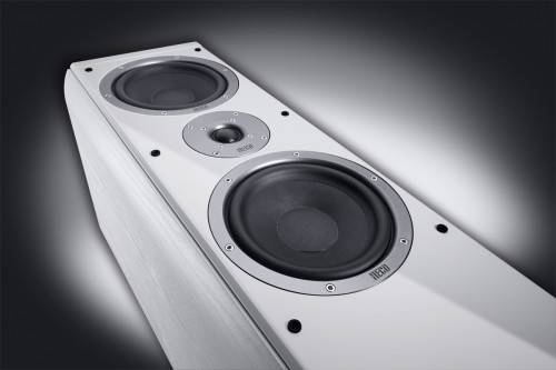 Heco Music Style 500, Standlautsprecher, 2 1/2 Wege Bassreflex, Farbe: weiss, 1 Stück B-Ware