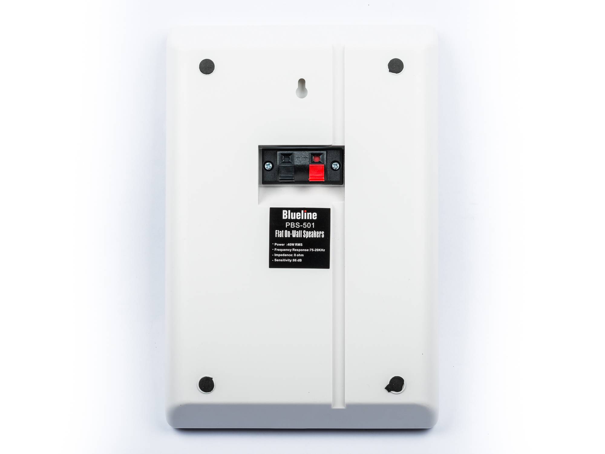 2 Stück Flachlautsprecher für Dolby Atmos 2 Wege, 40 Watt weiß