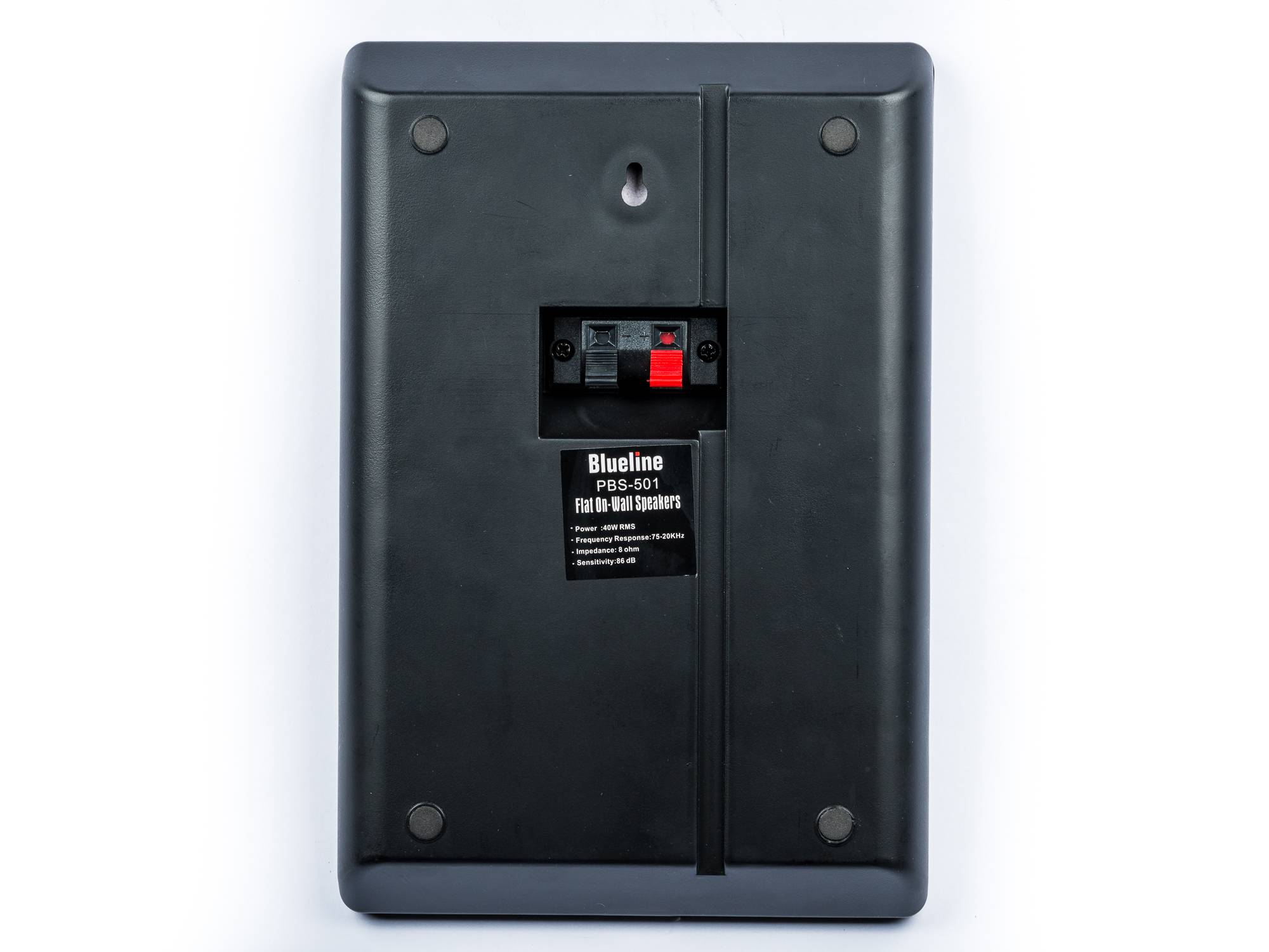 2 Stück Blueline Flachlautsprecher für Dolby Atmos 2 Wege, 40 Watt schwarz