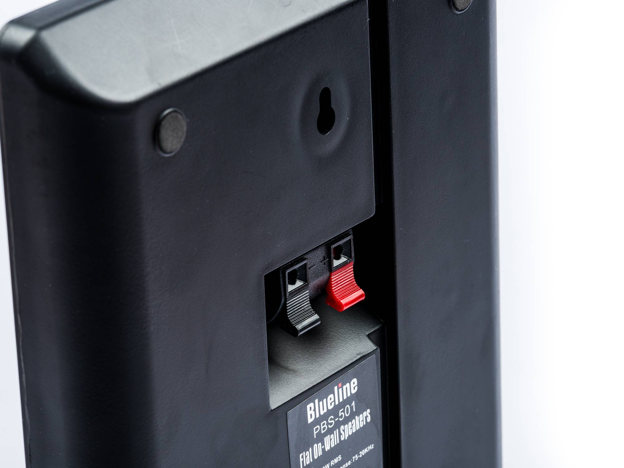 2 Stück Blueline Flachlautsprecher für Dolby Atmos 2 Wege, 40 Watt schwarz