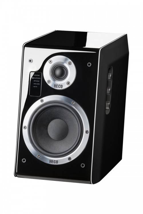 B Ware Ascada 2.0, Vollaktives Bluetooth-Stereolautsprecher-Set, *schwarz*, 1 Paar
