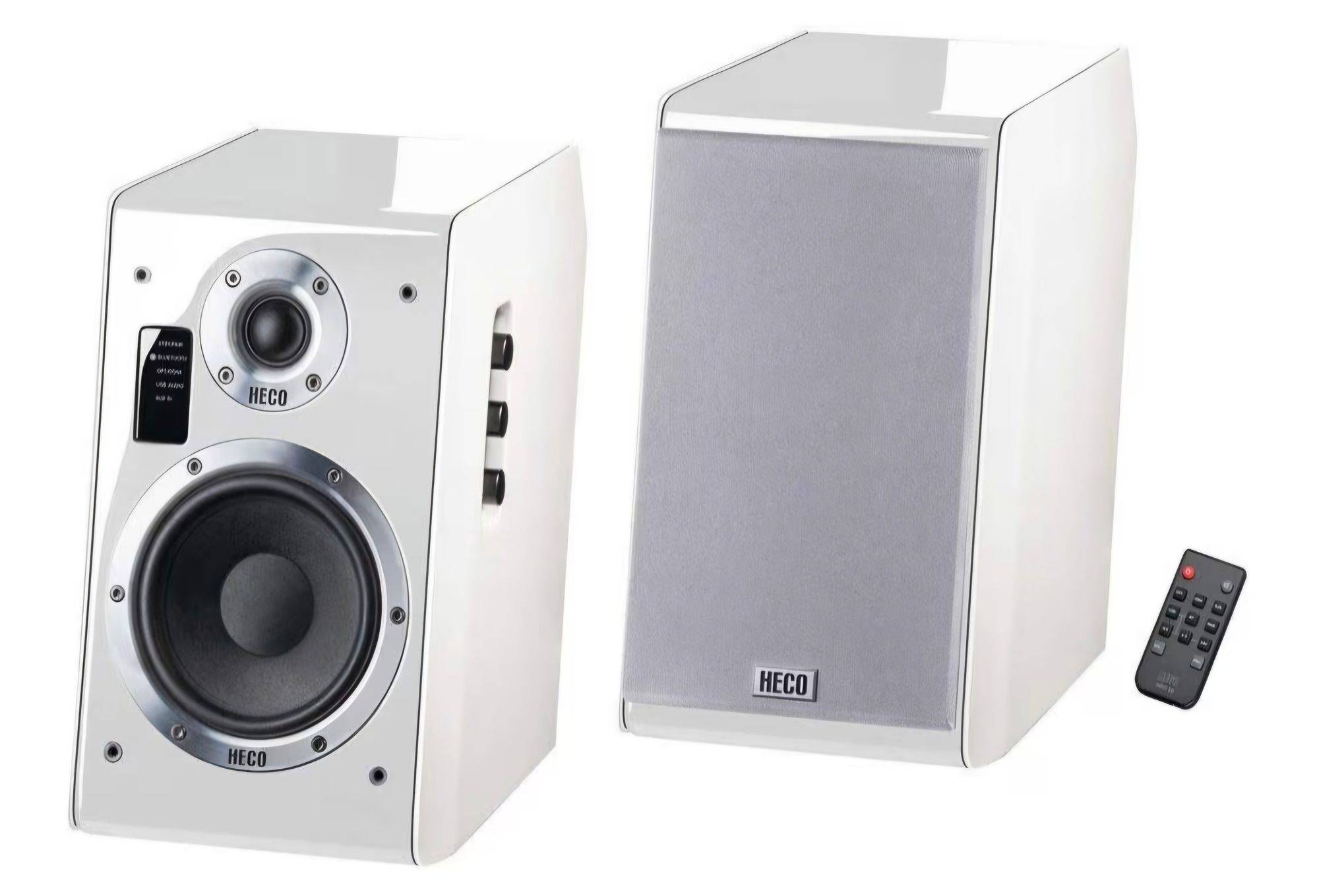 Heco Ascada 2.0, Vollaktives Bluetooth-Stereolautsprecher-Set weiß 1 Paar
