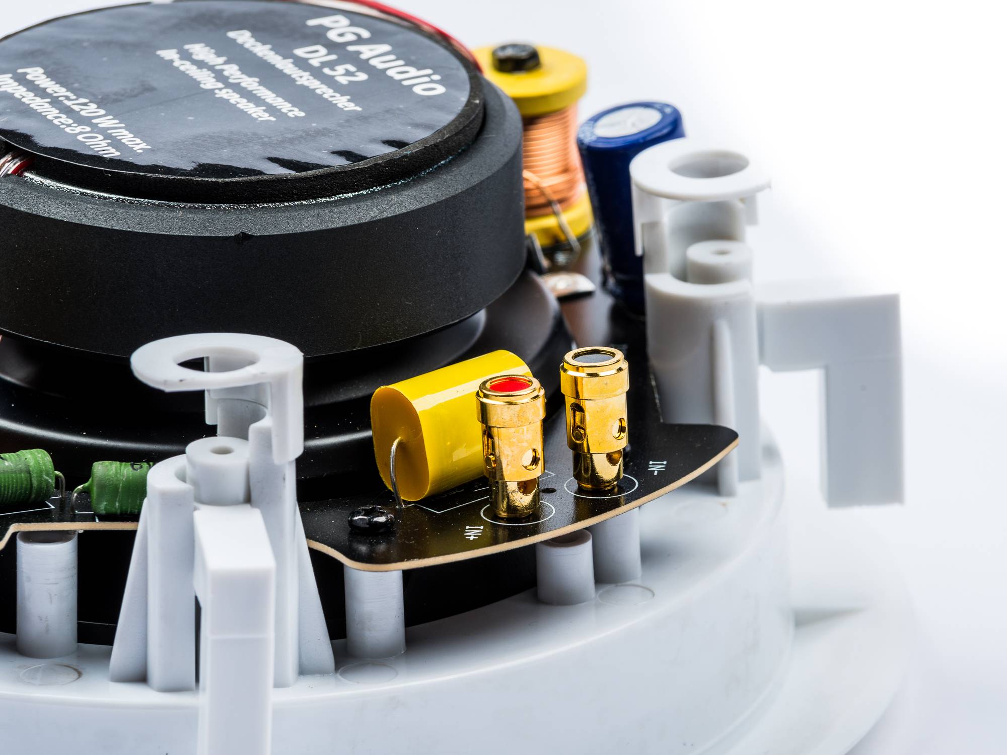 PG Audio DL 52, 2 Wege Decken-Einbaulautsprecher, 60/120 Watt max.weiß, Neu-Ware