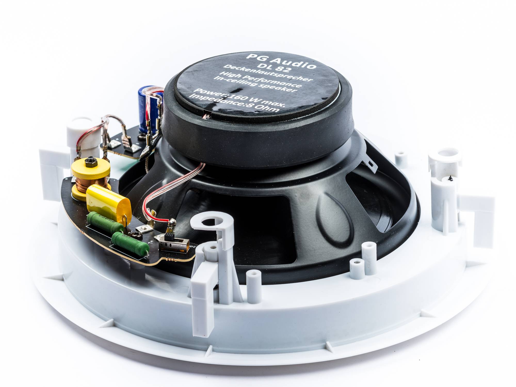 PG Audio DL 82,2 Wege Decken-Einbaulautsprecher, 80/160 Watt max.weiß, Neu-Ware