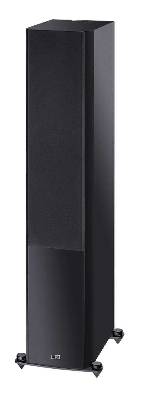 Heco Elementa 700 3-Wege Bassreflex Lautsprecher schwarz/seidenmatt, 1 Stück Neu