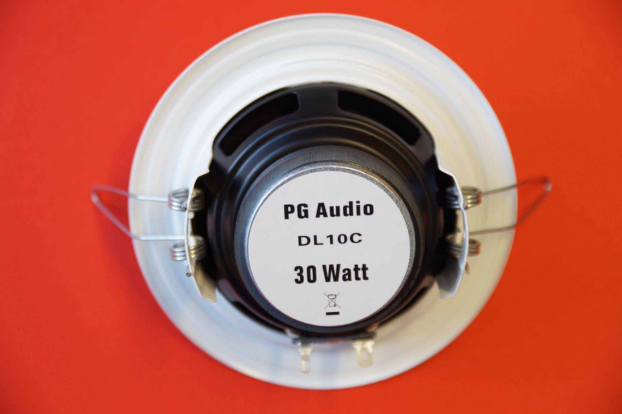 10 cm Deckenlautsprecher Einbaulautsprecher 30 Watt max weiß Neu-Ware 1 Stück