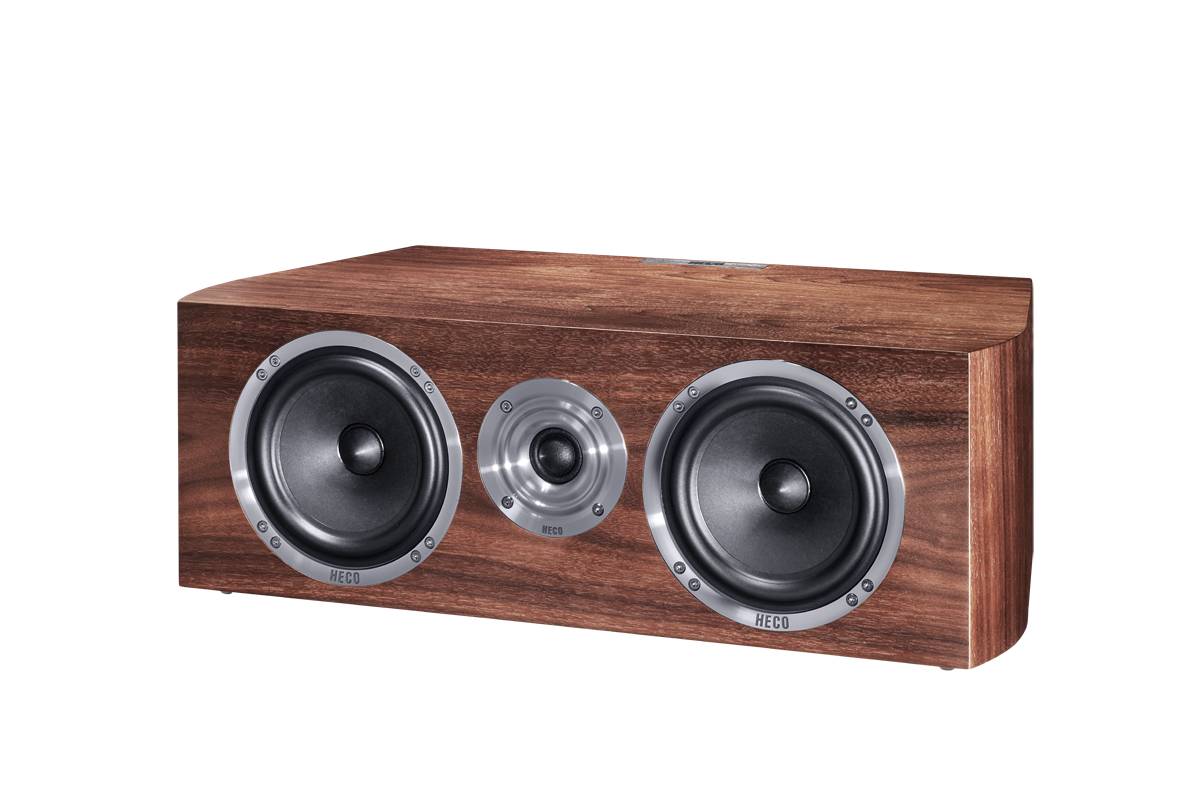 Heco Celan Revolution Center 4, 2 Wege Bassreflex, Centerlautsprecher, espresso 1 Stück