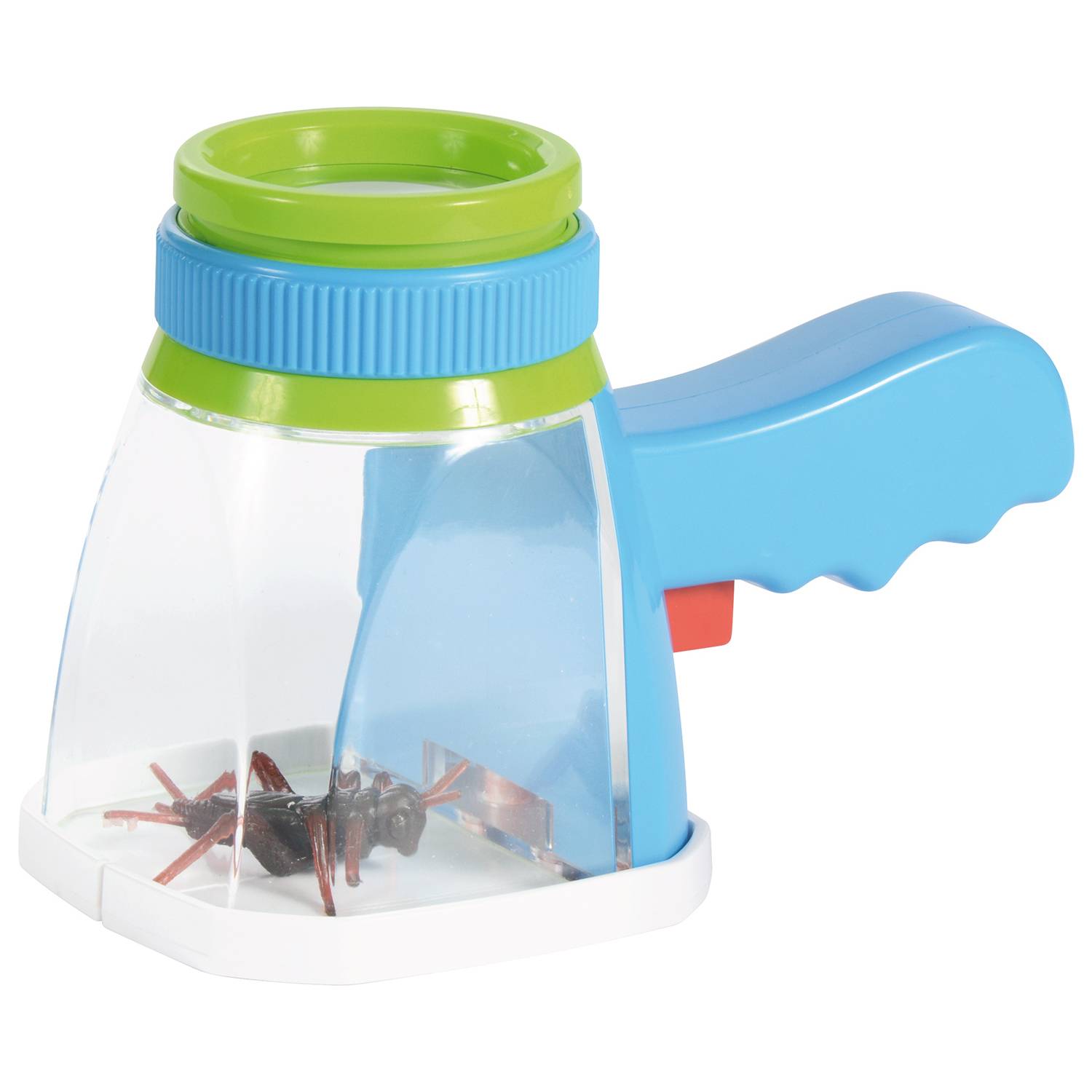 EDUPLAY 150152 Insektenfänger, 14 x 7,8 x 9,5 cm, blau/grün