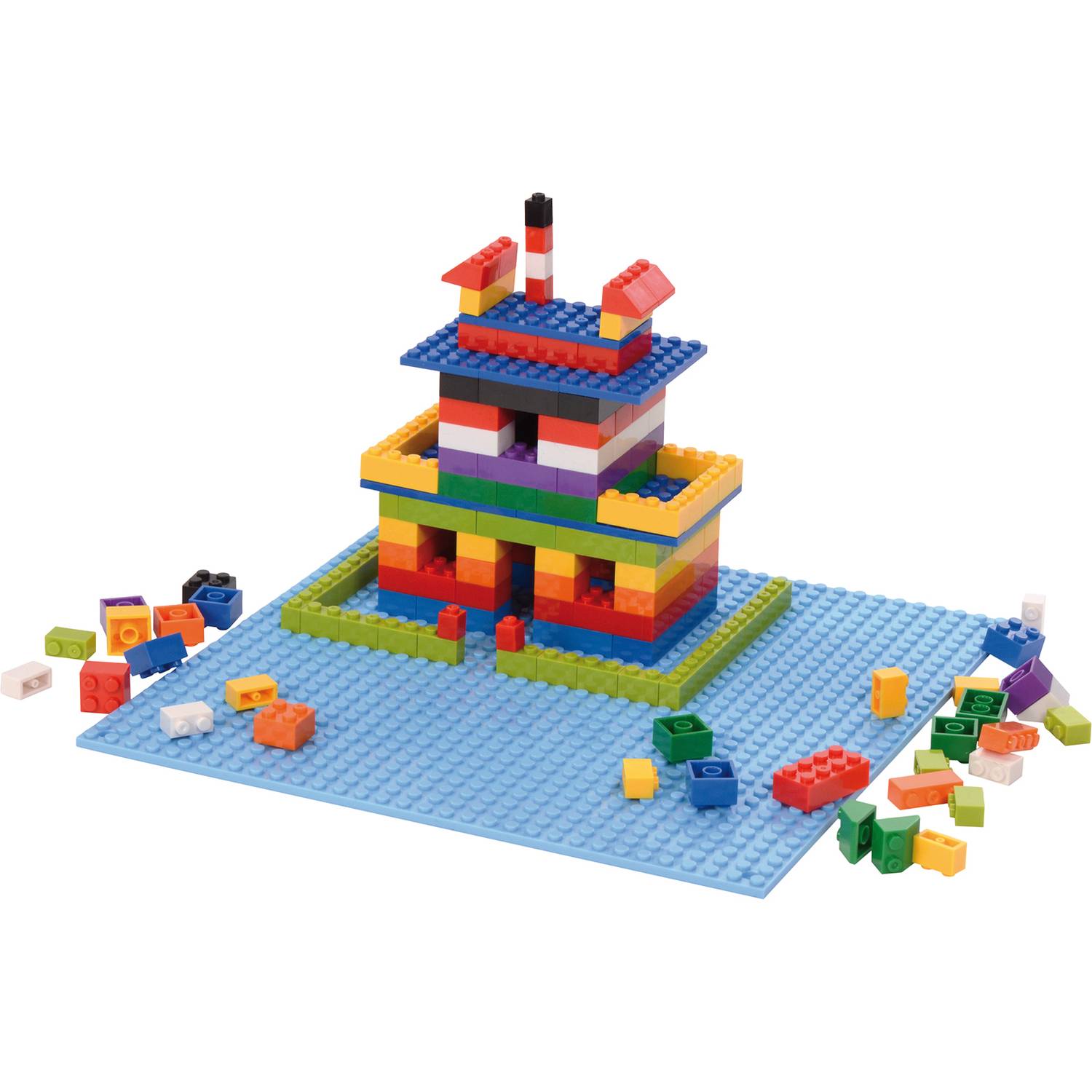 EDUPLAY 120745 Baublocks klein, Noppensteine, 1600-teilig (1 Set)