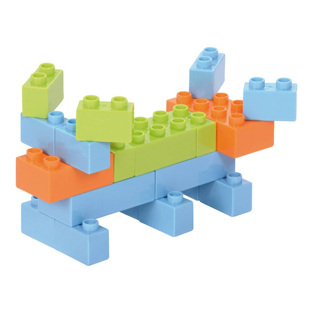 EDUPLAY 120747 Baublocks groß, Noppensteine, bunt, 220-teilig (1 Set)
