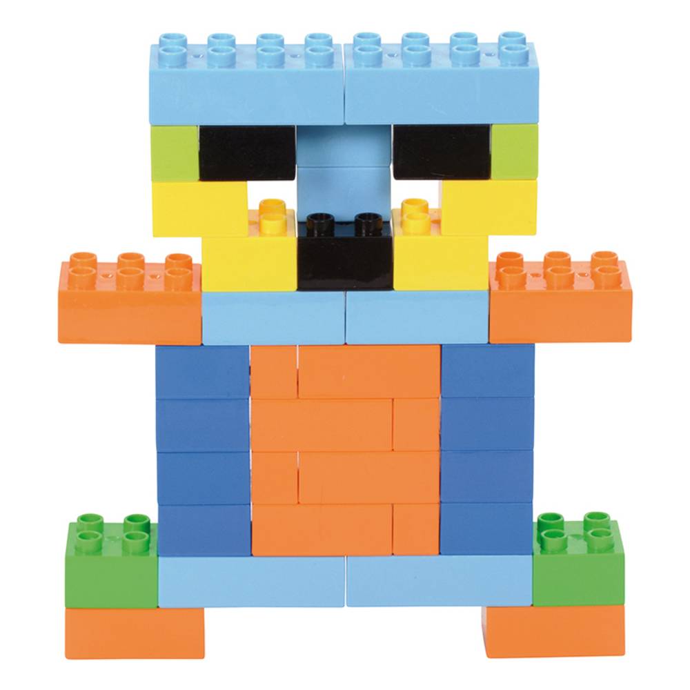 EDUPLAY 120747 Baublocks groß, Noppensteine, bunt, 220-teilig (1 Set)