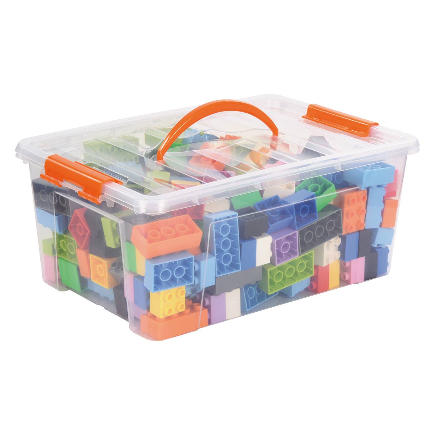 EDUPLAY 120747 Baublocks groß, Noppensteine, bunt, 220-teilig (1 Set)