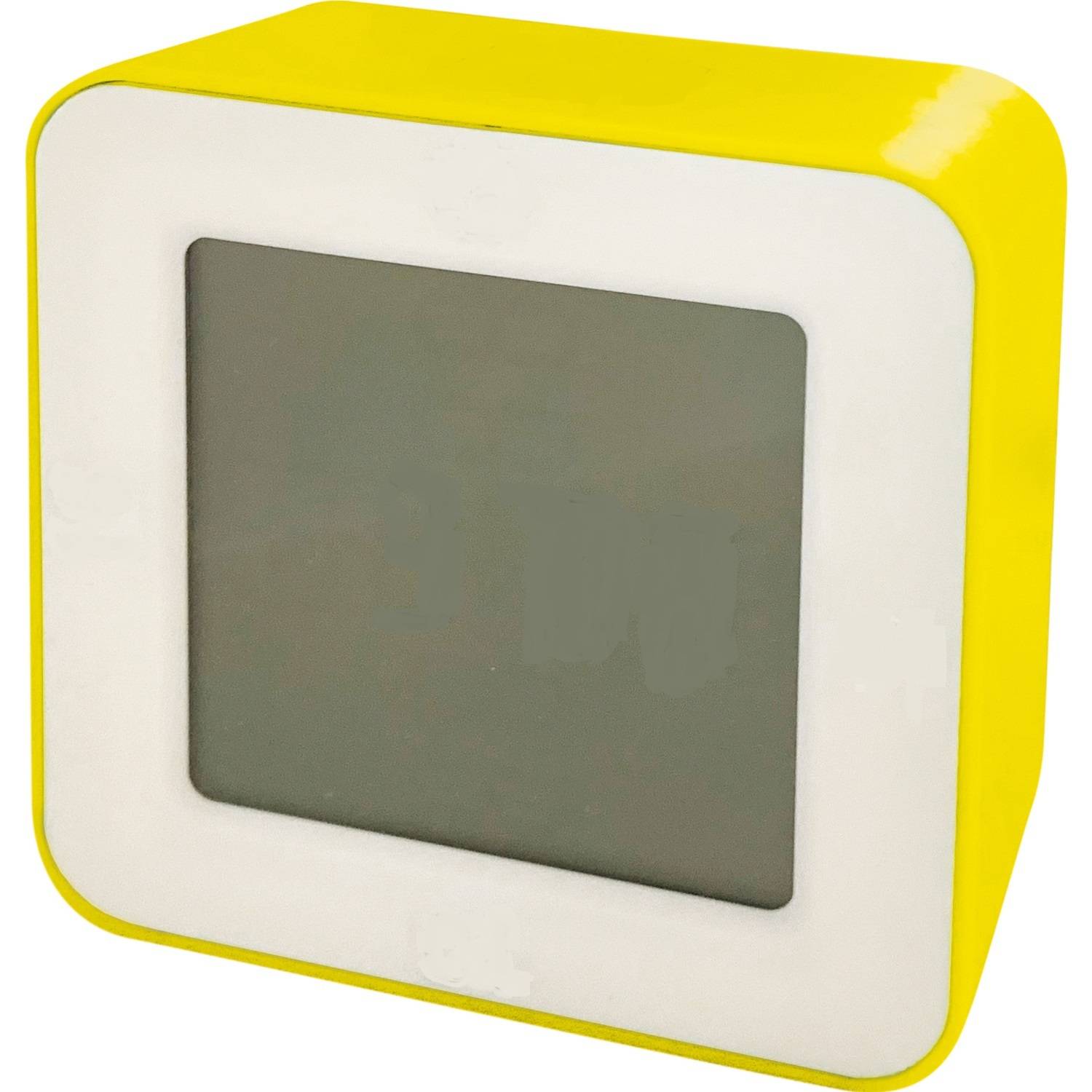 EDUPLAY 120751 Zeitwürfel, 10 x 10 x 3,5 cm, weiß/gelb