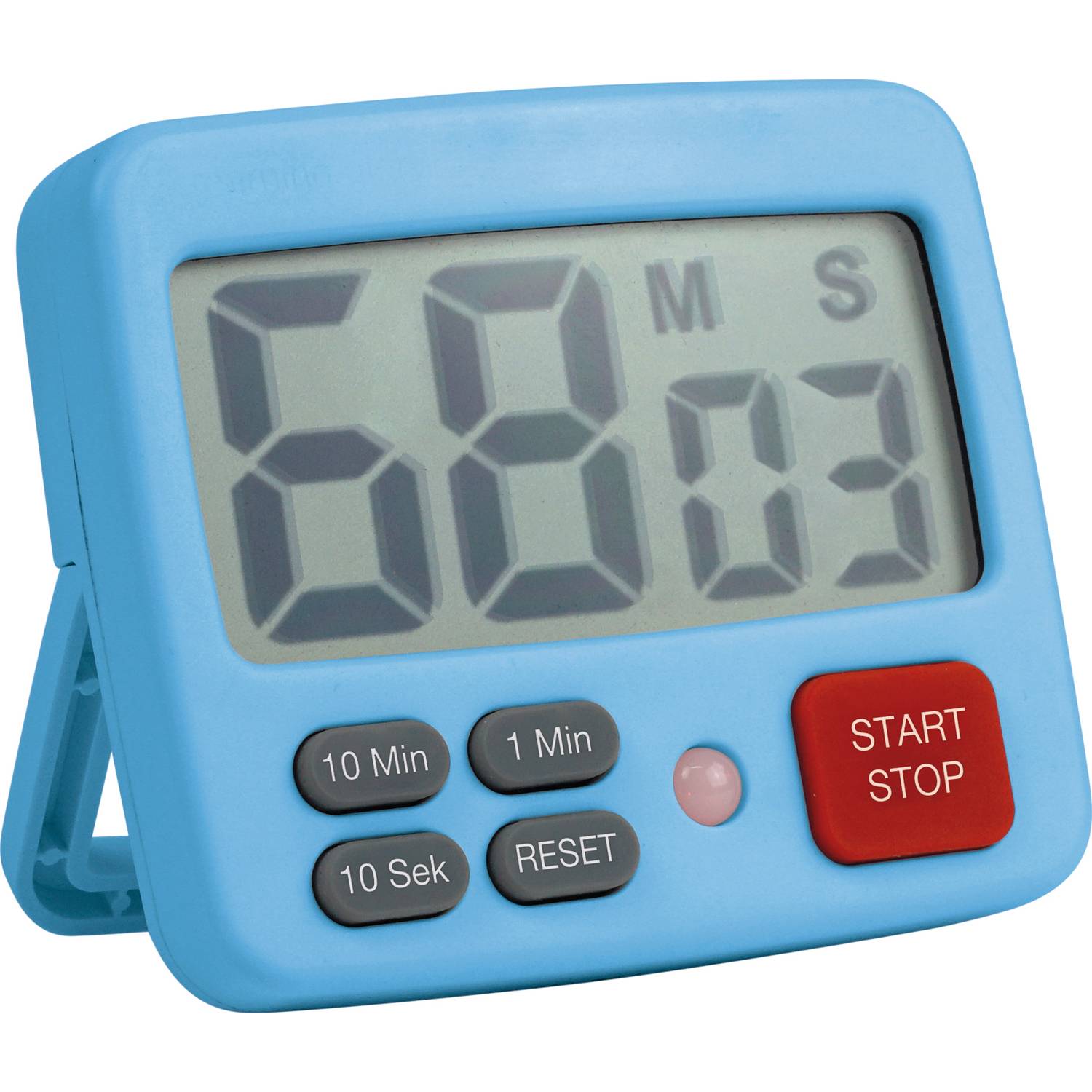 EDUPLAY 120752 Zeitdauer Uhr digital, 7,7 x 6,5 x 1,7 cm, blau