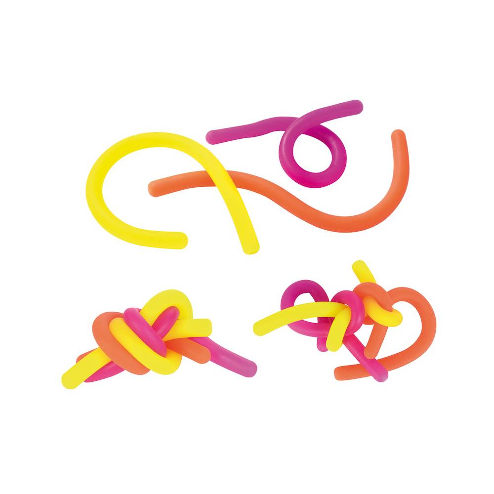 EDUPLAY 130298 Nudeln zum Ziehen/Drücken, mehrfarbig, 3-teilig (1 Set)
