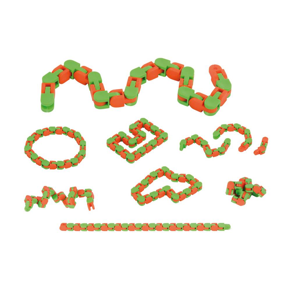 EDUPLAY 130301 Unendliche Schlange, orange/grün