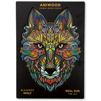 ANIWOOD Puzzle Wolf M 150 Teile, Holz (20,0 x 26,9 x 0,5 cm), 150-teilig (1 Set) ANIWOOD Puzzle Wolf M 150 Teile, Holz (20,0 x 26,9 x 0,5 cm), 150-teilig (1 Set)