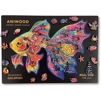 ANIWOOD Puzzle Goldener Fisch M 150 Teile, Holz (26,5 x 20,0 x 0,5 cm), 150-teilig (1 Set) ANIWOOD Puzzle Goldener Fisch M 150 Teile, Holz (26,5 x 20,0 x 0,5 cm), 150-teilig (1 Set)