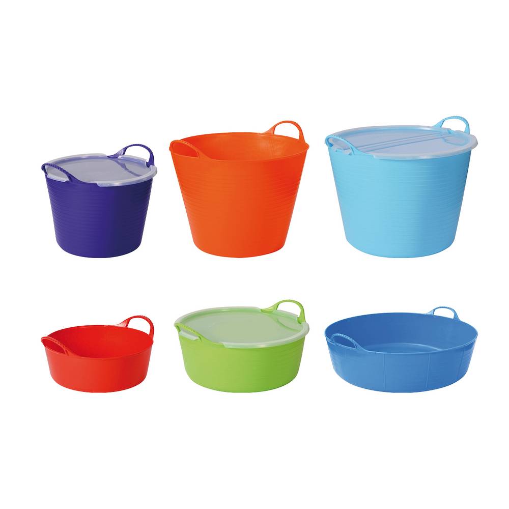 EDUPLAY 160283 Wanne 14 L hoch, Ø 33 x 23 cm, lila
