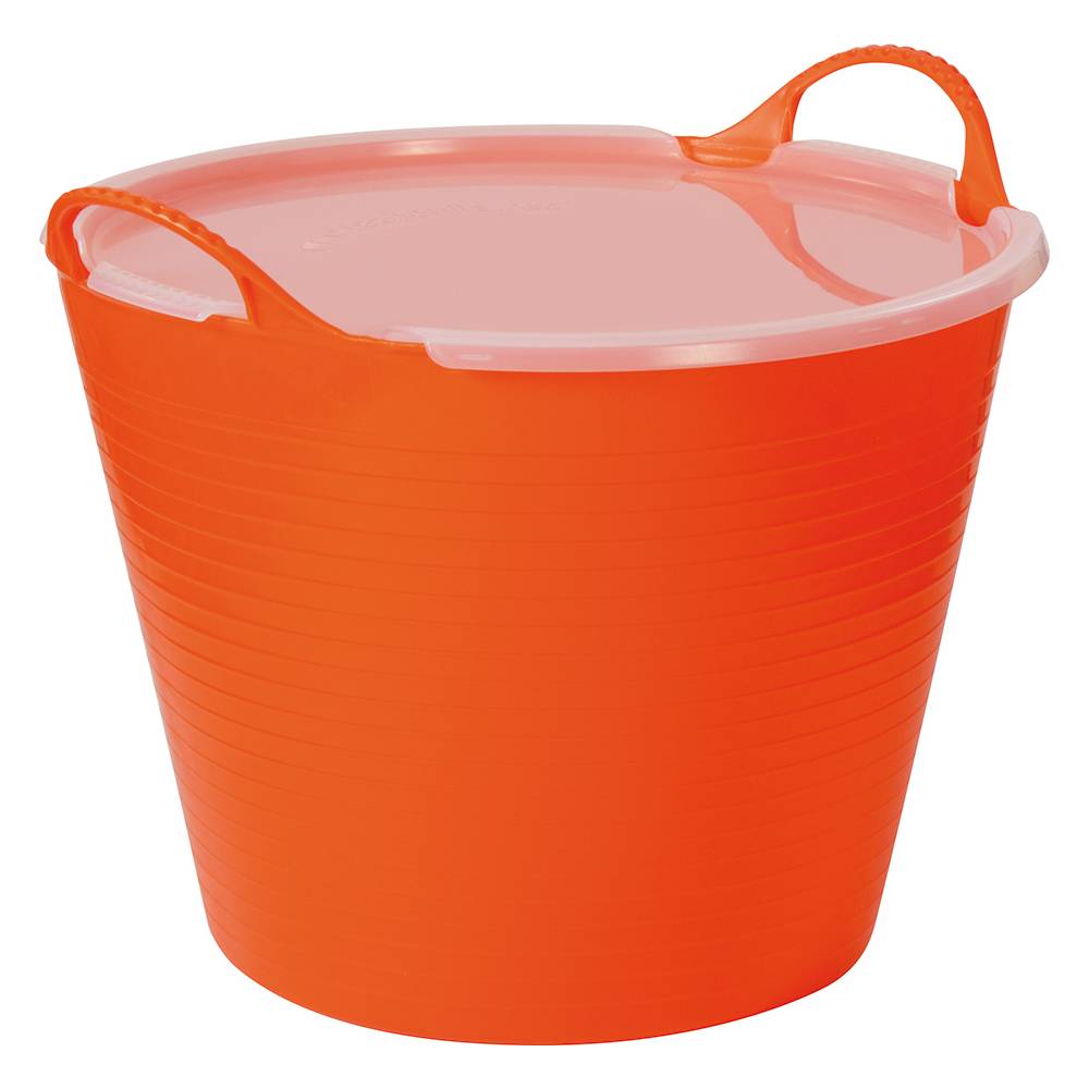EDUPLAY 160285 Wanne 26 L hoch, Ø 39 x 30 cm, orange