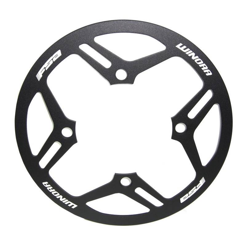 FSA Kettenschutzring E-Bike für Winora 2015, für 48 Zähne,104 Lochkreis, Ø 20 cm, schwarz