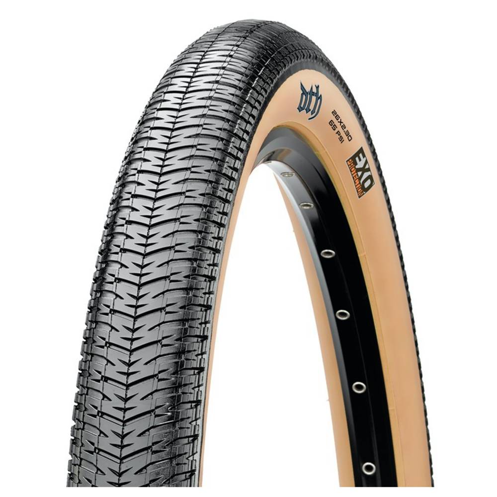 Maxxis 26" Falt-Reifen "DTH Dirt", 26x2.15" (52/54-559), EXO MaxxPro, schwarz/tanwall
