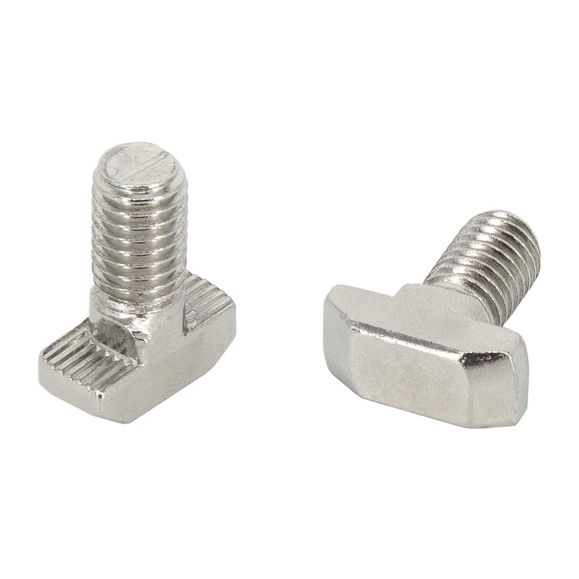 SCHMIDT systemprofile 10x Hammerschraube M8 16mm Nut 8 T-Schraube mit Steg Befestigungsmaterial Aluprofil-Zubehör