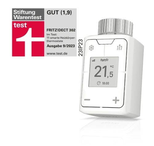 Fritz! Funk-Heizkörperthermostat FRITZ!DECT 302 elektronisch 20002961