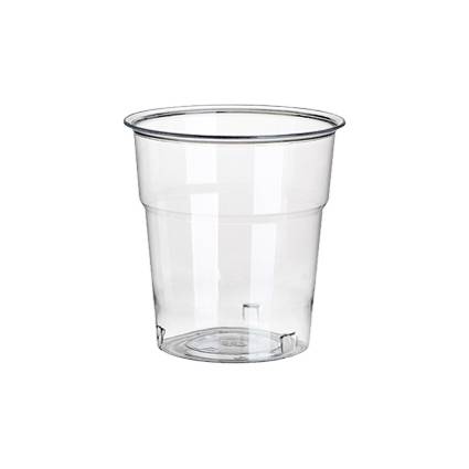 STARPAK Kunststoff-Trinkbecher PS, 0,1 l, glasklar, 50er