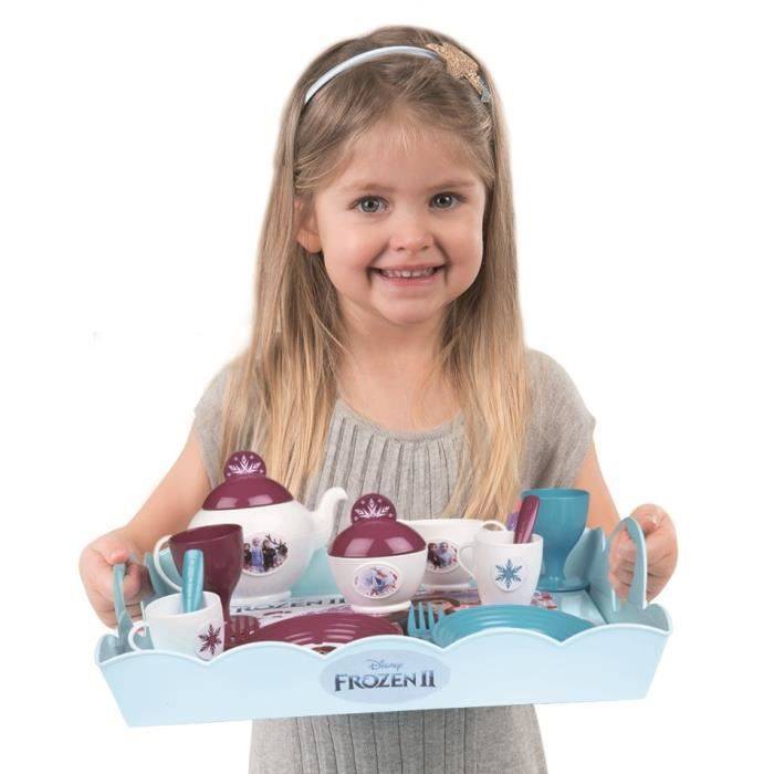 SMOBY Frozen 2 Tea Time XL Tablett 17 Zubehör