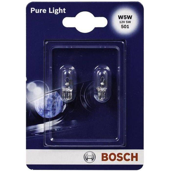 BOSCH Ampulle Pure Light 2 W5W 12V 5W