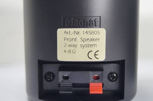 1 Paar Magnat Cubus 5.1 Surround Frontlautsprecher schwarz Neuware