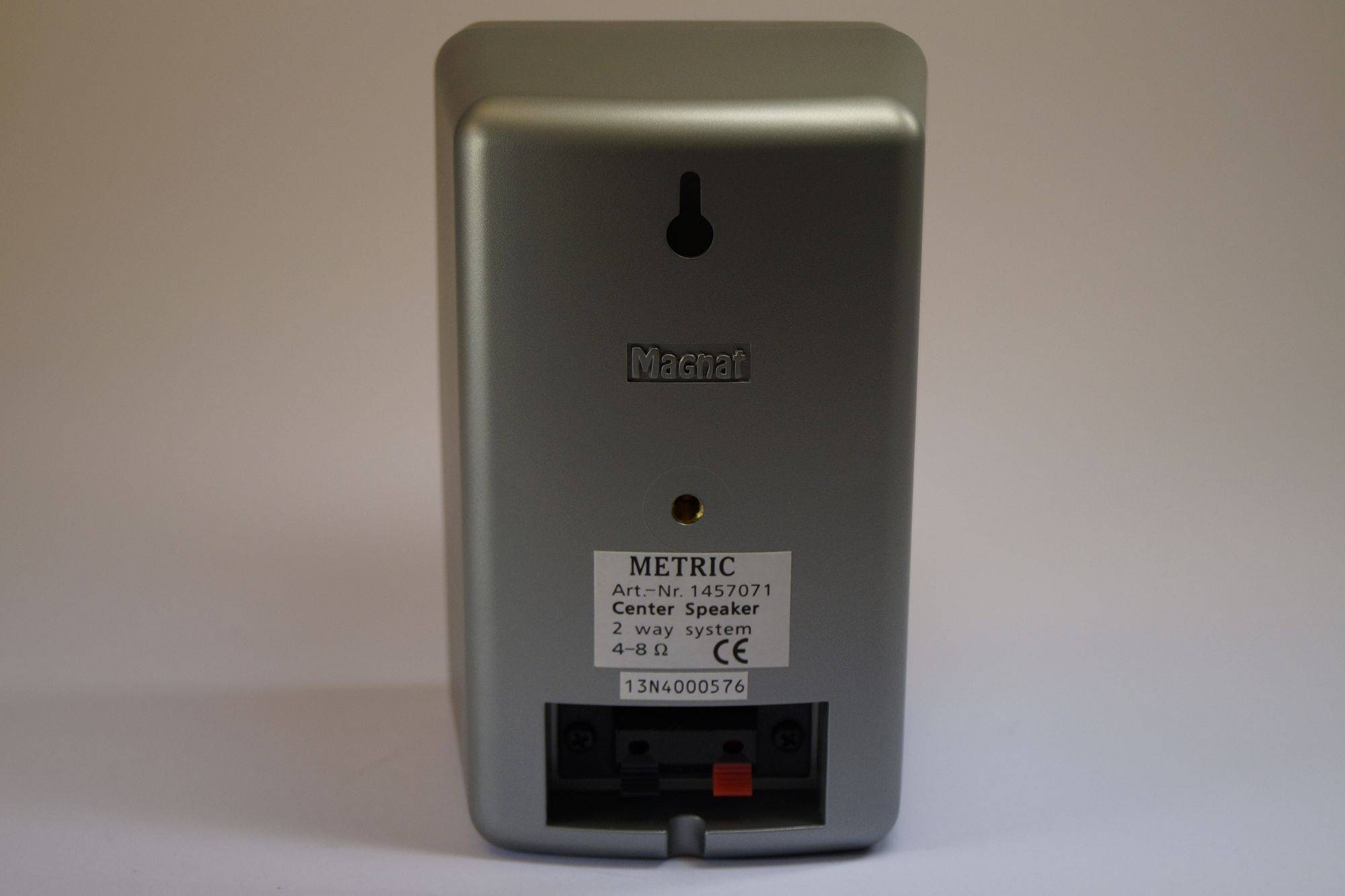 1 Stück Magnat Metric Center Lautsprecher silber, Neuware