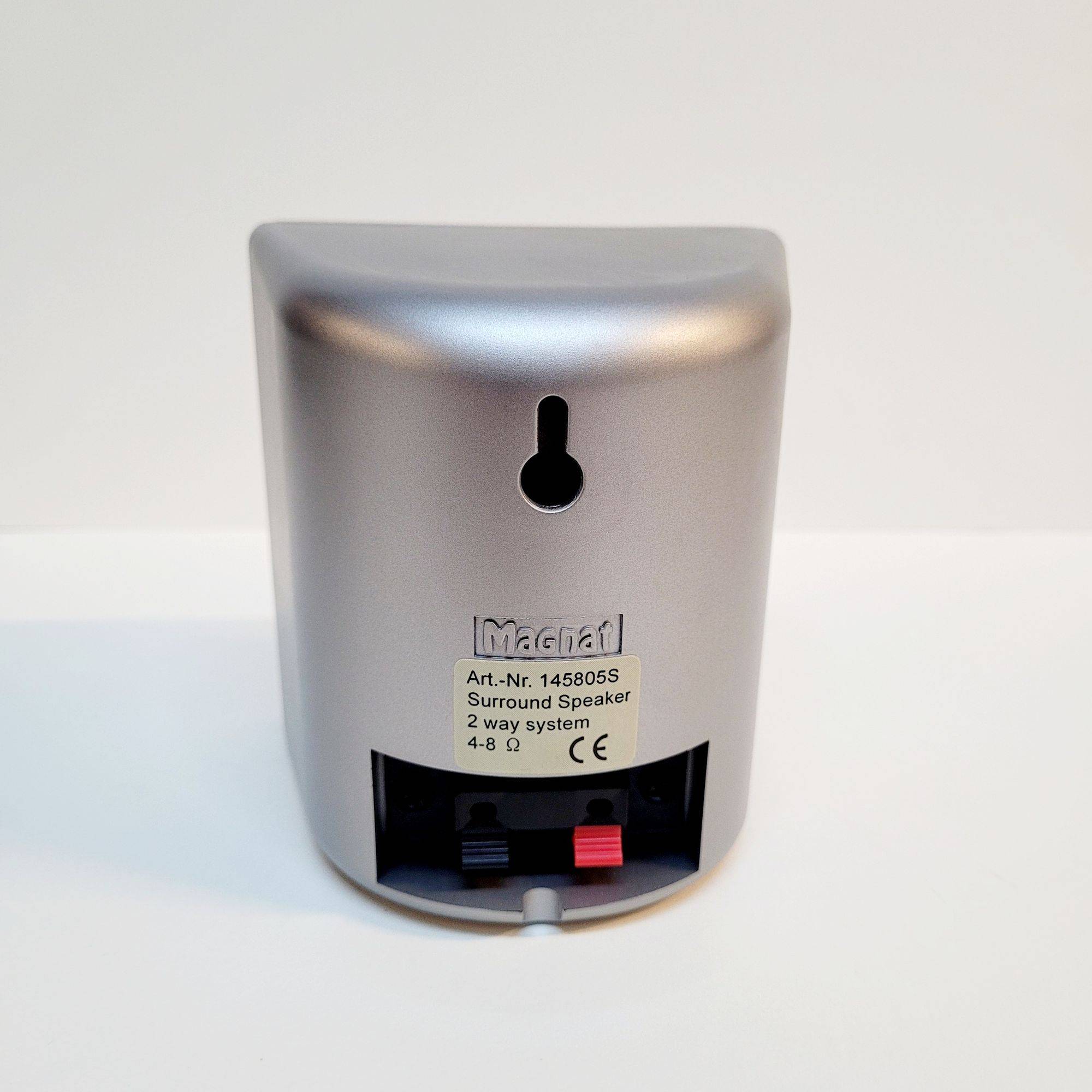 Magnat Cubus 5.1 Centerlautsprecher Silber – 2-Wege Surround Speaker – 1 Stück