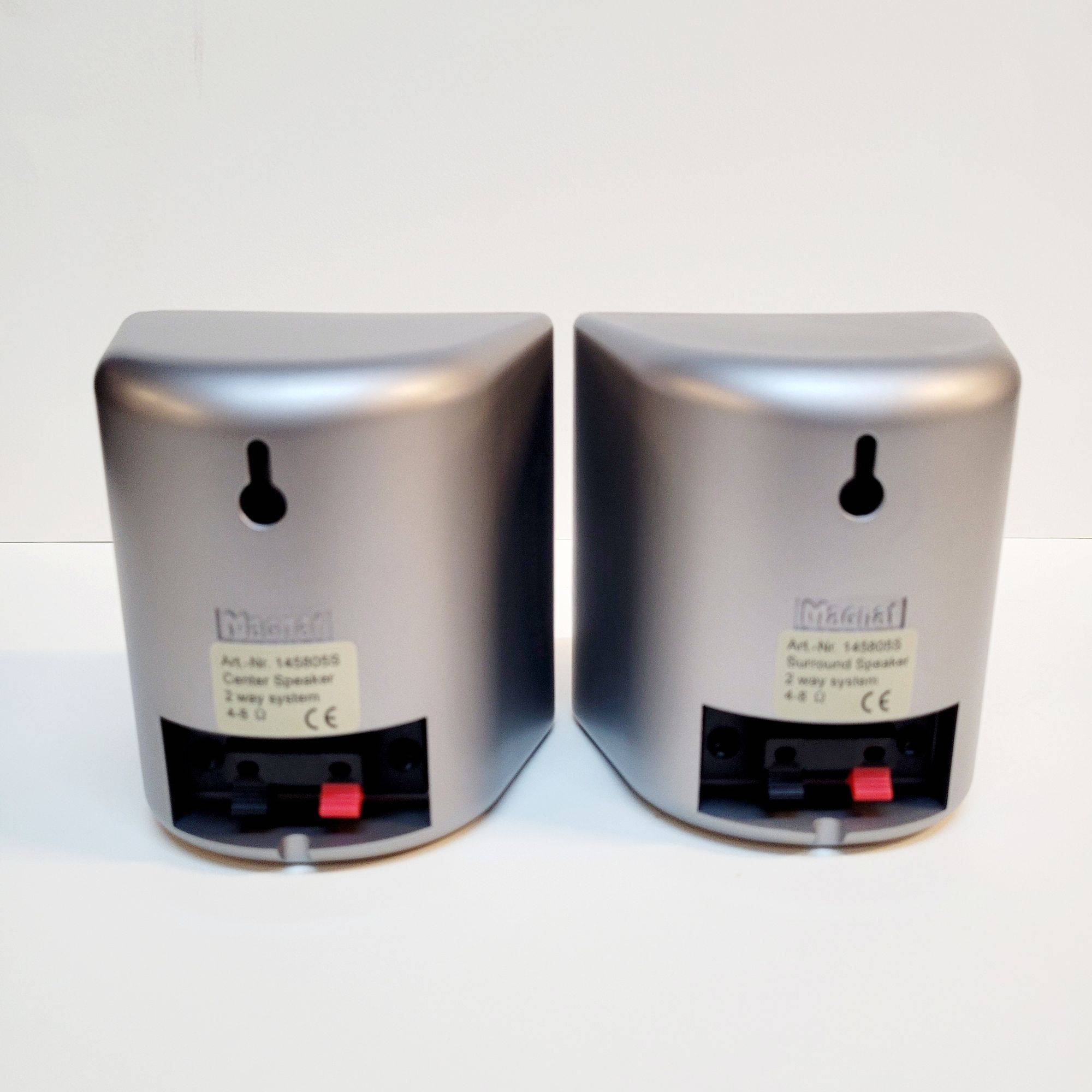 Magnat Cubus 5.1 Front oder Rear Lautsprecher Satellite silber,1 Paar