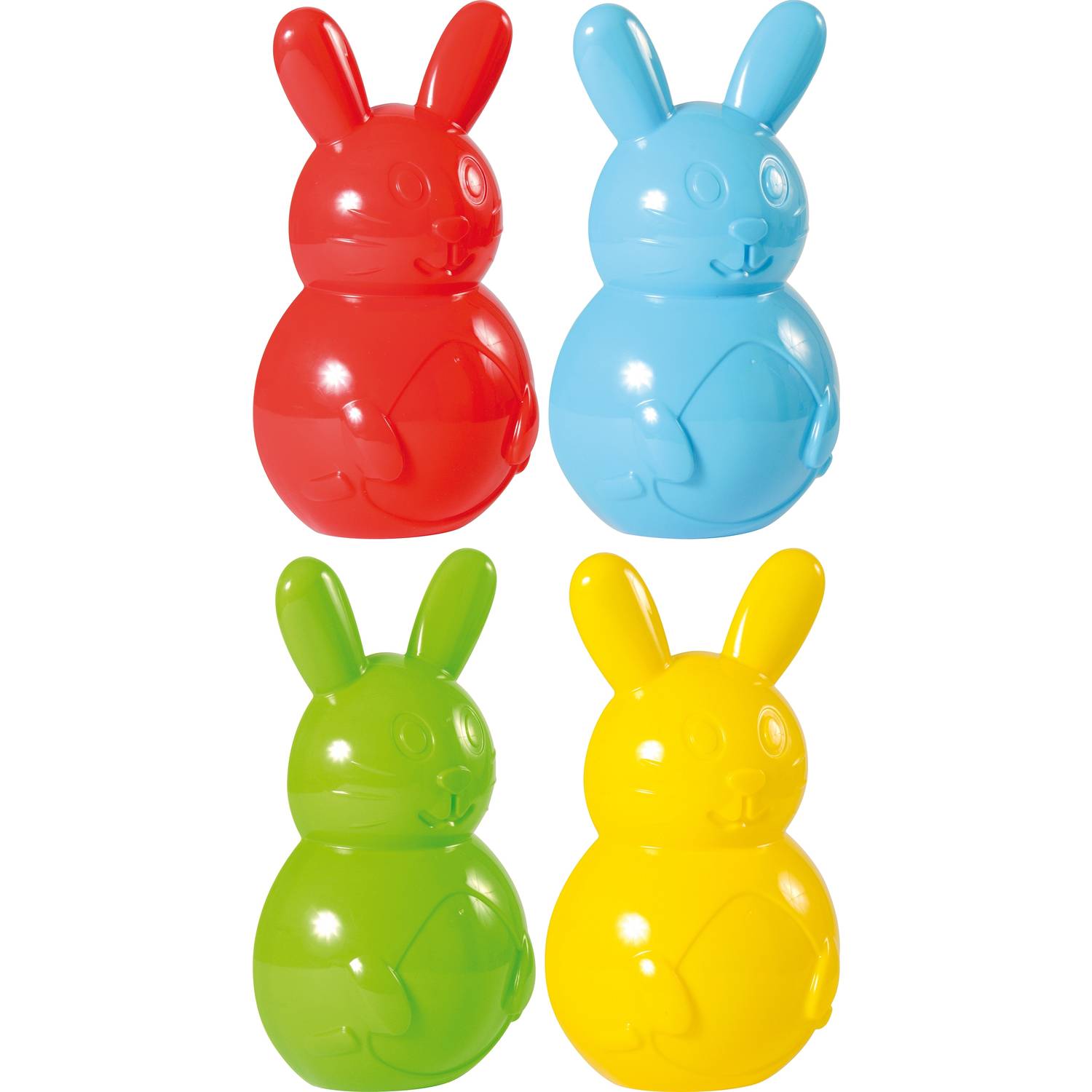 EDUPLAY 130283 Osternest / Sandform Hase, 15 x 25,5 x 7,5 cm, mehrfarbig, 12-teilig (1 Set)