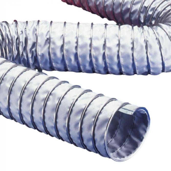 Hochtemperatur Klemmprofilschlauch - CP HiTex 481 - Doppellagig - Innen-Ø 75-76 mm - Außen-Ø 89 mm - Länge 6 m - Preis per Rolle