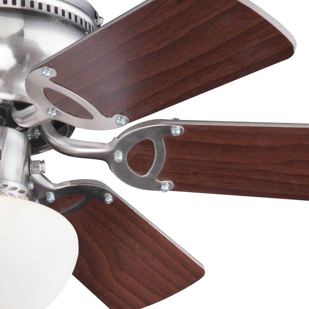 Decken Ventilator Lampe Zugschalter Wohn Ess Zimmer Luft Kühler Leuchte graphit wenge