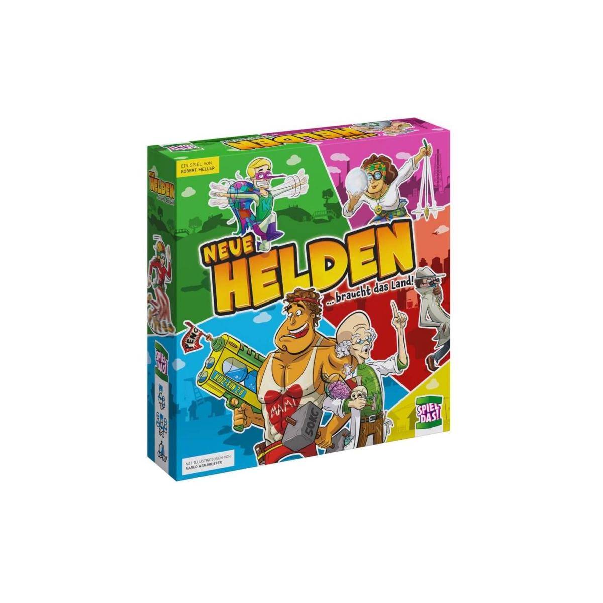 SKE77001 - Neue Helden, Brettspiel, für 2-8 Spieler, ab 8 Jahren (DE-Ausgabe)