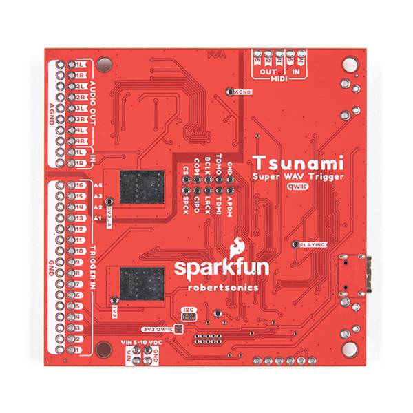 SparkFun Tsunami Super WAV Trigger (Qwiic)