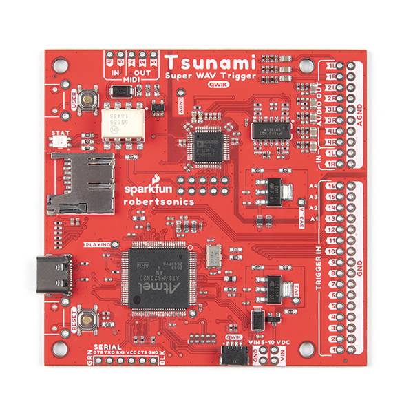 SparkFun Tsunami Super WAV Trigger (Qwiic)