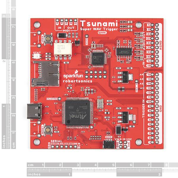 SparkFun Tsunami Super WAV Trigger (Qwiic)