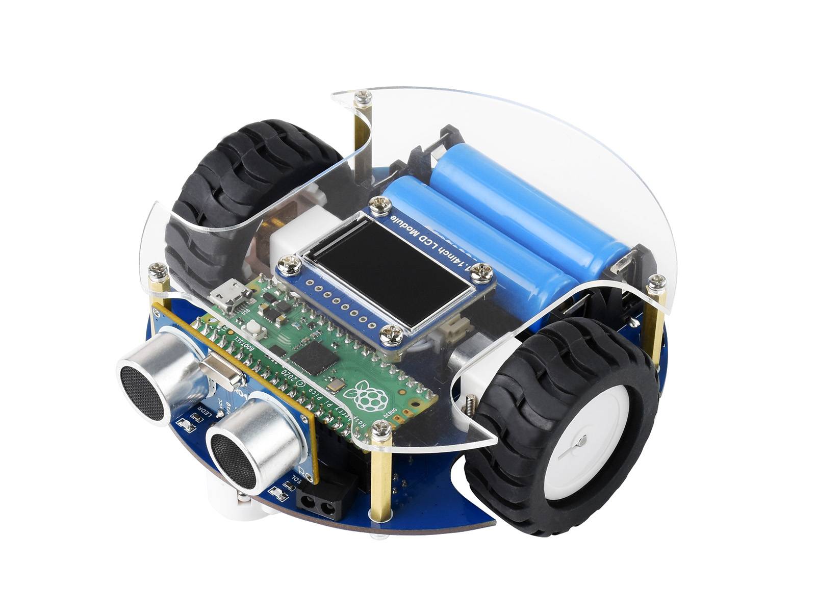 WaveShare PicoGo Mobile Robot, Based on Raspberry Pi Pico, Self Driving, Remote Control