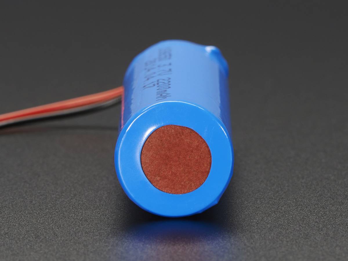 PKNERGY Lithium Ion Battery ICR 18650 3.7V 2200mAh LiPo Li-Ion with JST-PH Connector