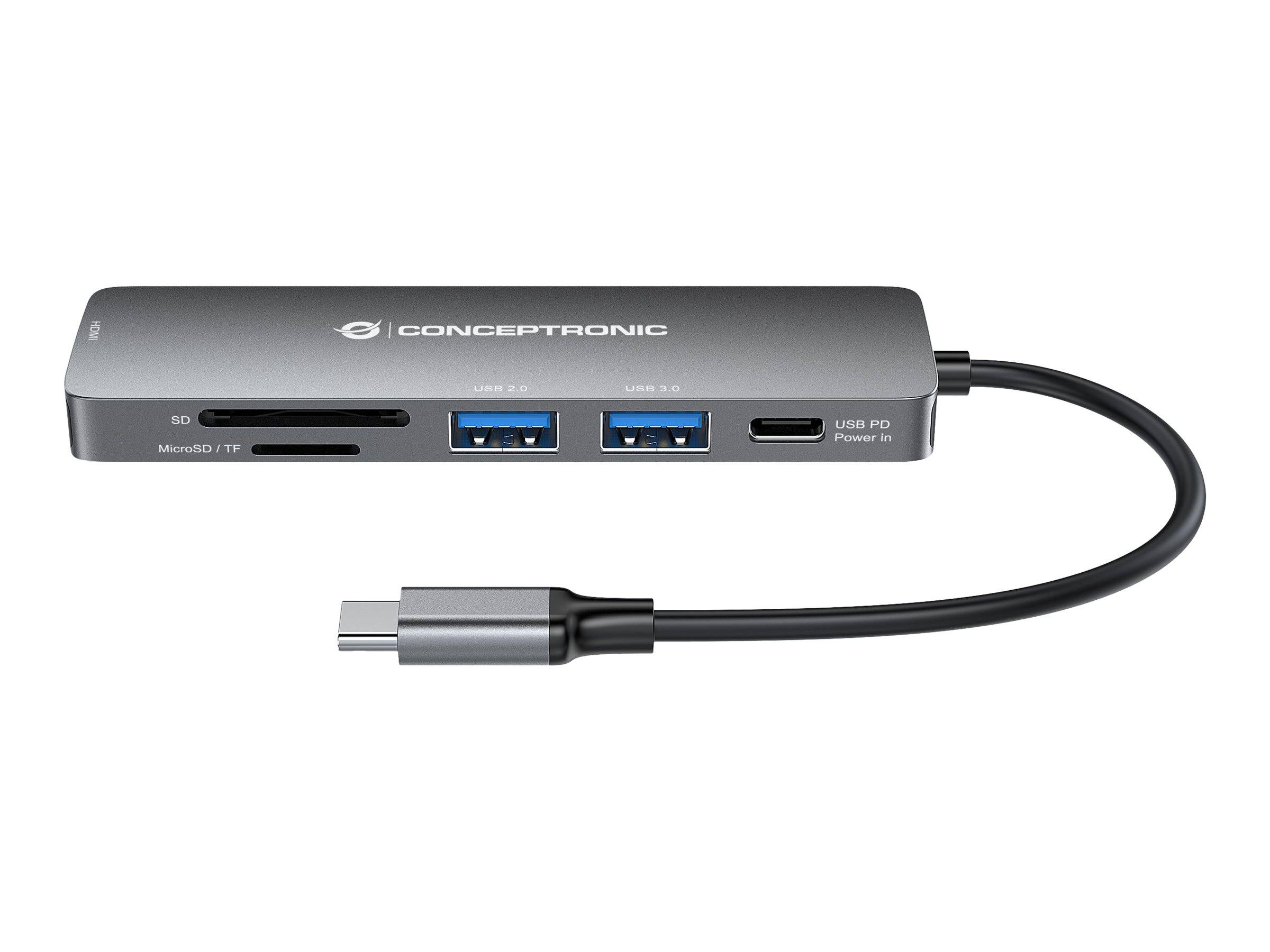 Conceptronic DONN11G - Dockingstation - USB-C 3.2 Gen 1