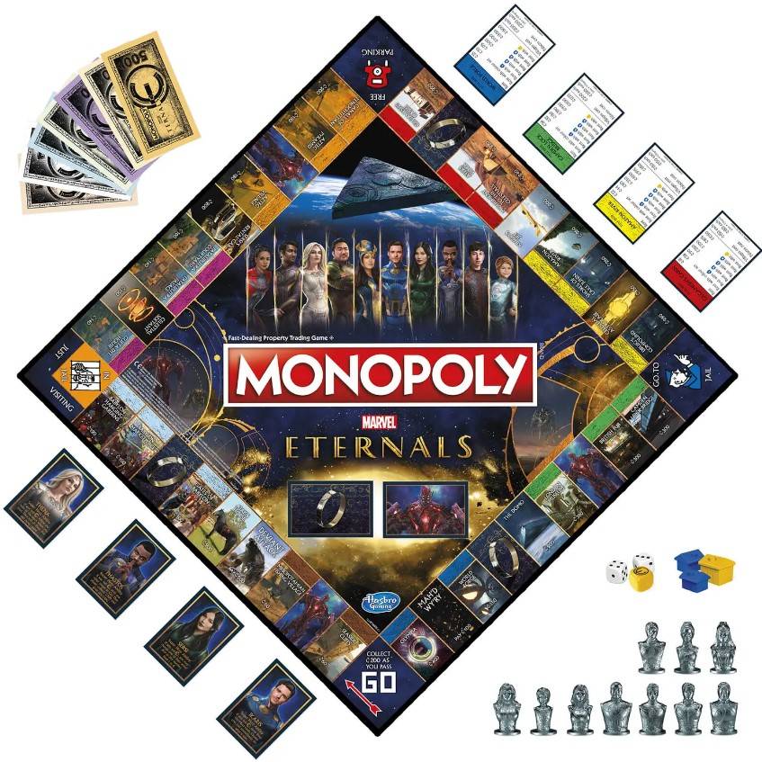 Monopoly - Marvel Eternals (englisch) Brettspiel Gesellschaftsspiel Spiel