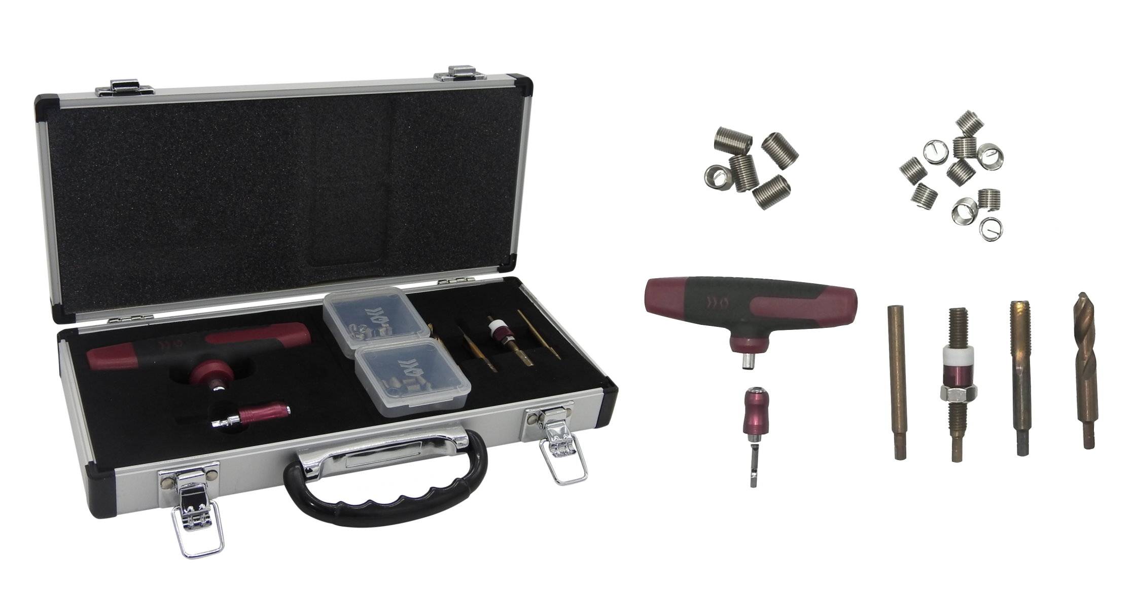 Gewindeschneider M12 Profi Reparatur Set Gewinde reparieren Reparaturhülse Satz