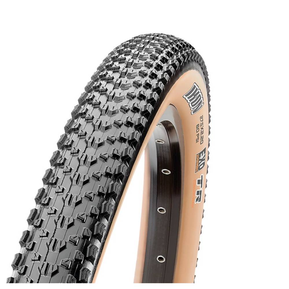 Maxxis 27.5" Falt-Reifen "Ikon" TLR, 27.5x2.20" (56-584), EXO Dual, schwarz/tanwall