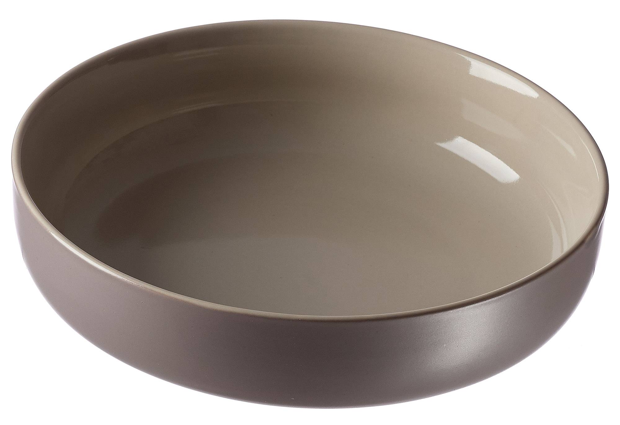 Ritzenhoff & Breker Schale Jasper Keramik Geschirr 850 ml taupe