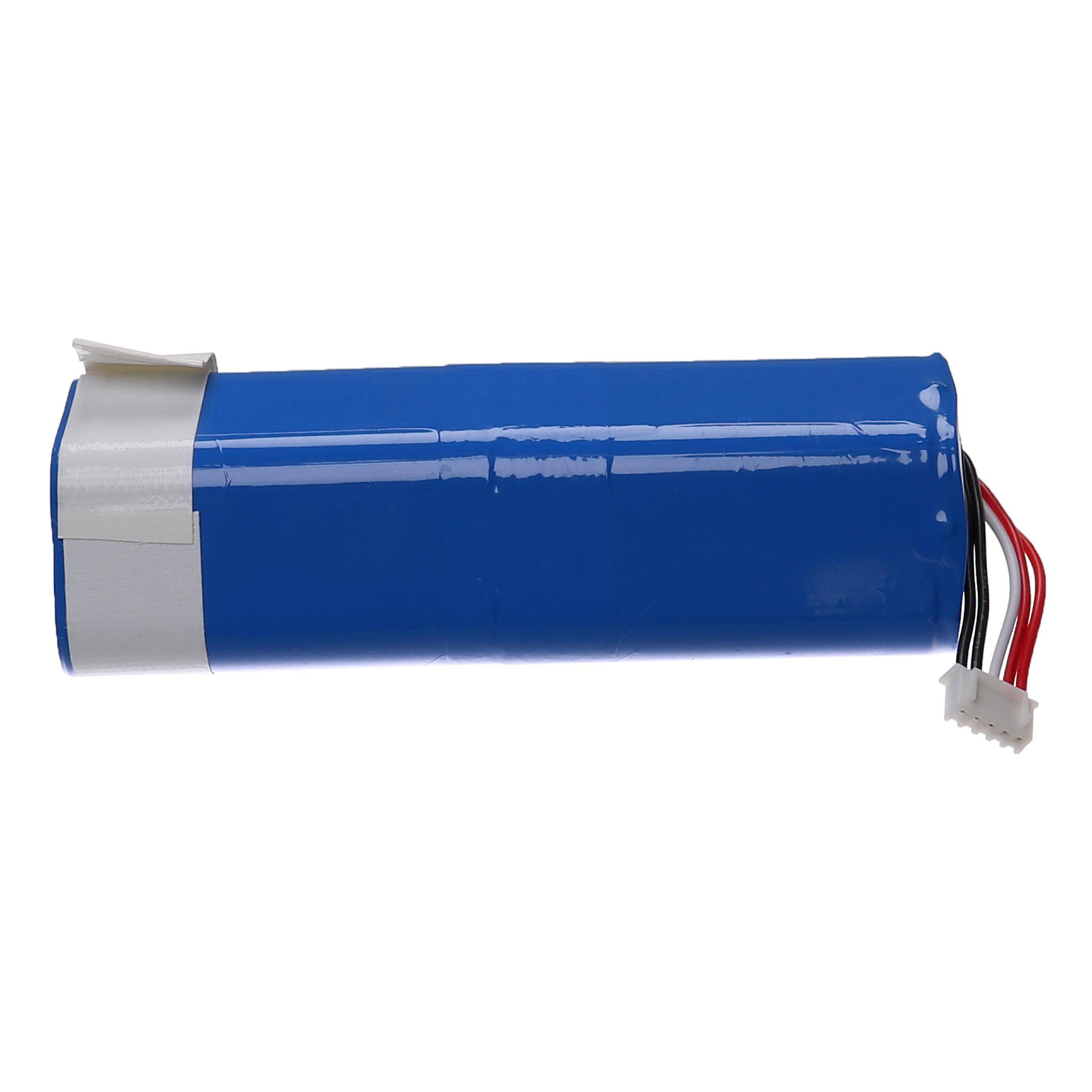 vhbw Akku kompatibel mit Ecovacs Deebot Ozmo T8 Aivi Max Power, T9+, T9 Saugroboter türkis (5200 mAh, 14,4 V, Li-Ion)